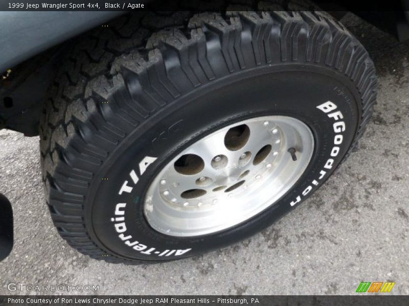 Black / Agate 1999 Jeep Wrangler Sport 4x4