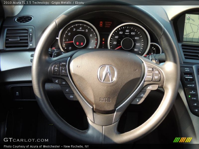Grigio Metallic / Ebony 2010 Acura TL 3.5 Technology