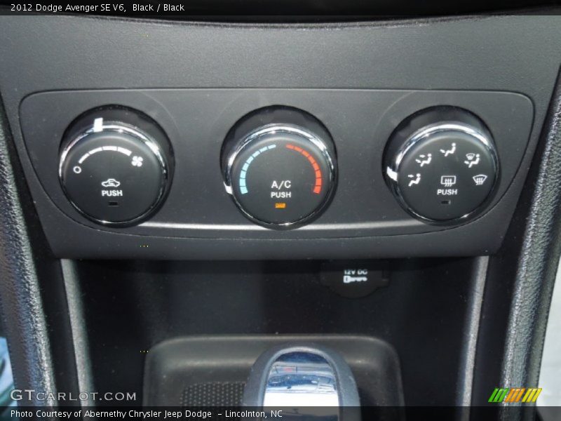 Black / Black 2012 Dodge Avenger SE V6