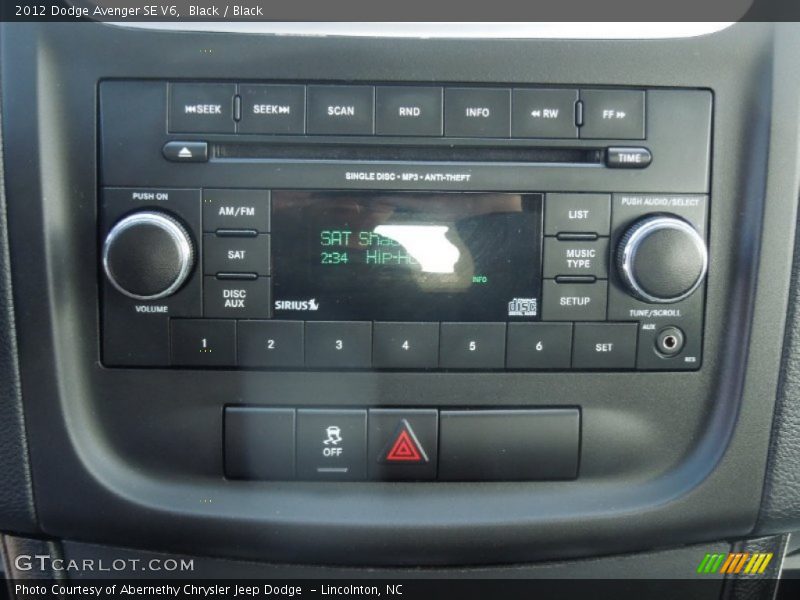 Black / Black 2012 Dodge Avenger SE V6