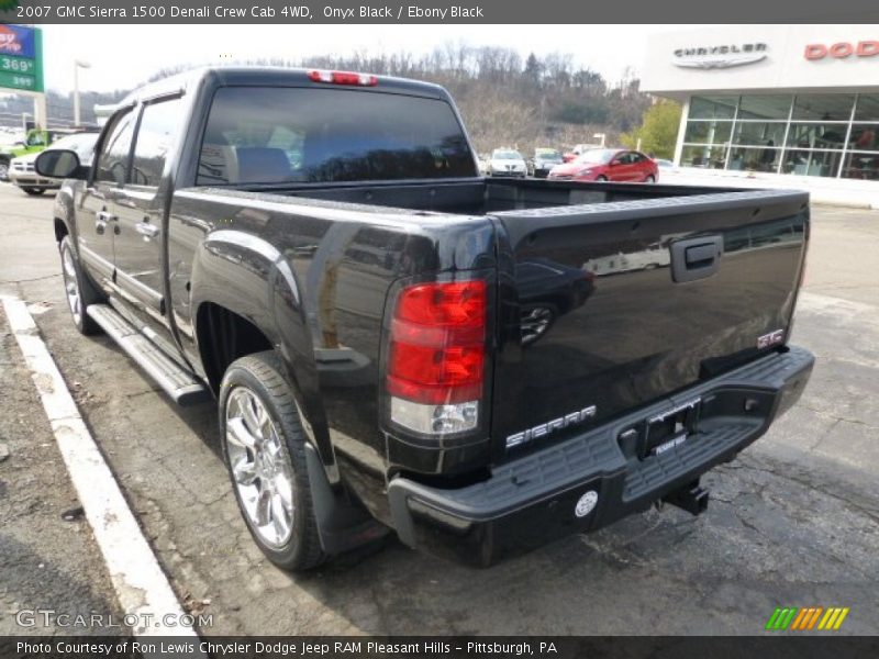 Onyx Black / Ebony Black 2007 GMC Sierra 1500 Denali Crew Cab 4WD