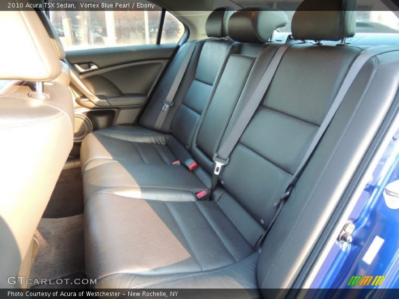 Vortex Blue Pearl / Ebony 2010 Acura TSX Sedan