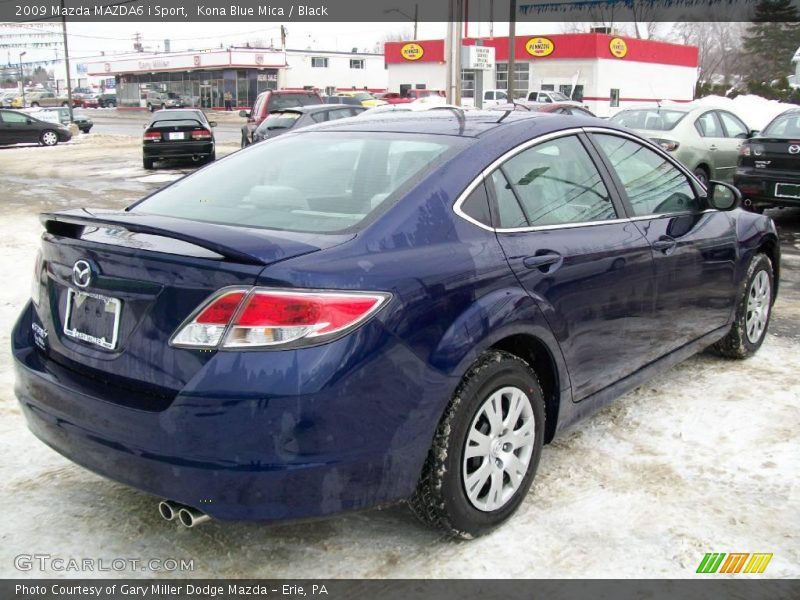 Kona Blue Mica / Black 2009 Mazda MAZDA6 i Sport