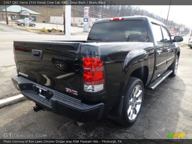 Onyx Black / Ebony Black 2007 GMC Sierra 1500 Denali Crew Cab 4WD