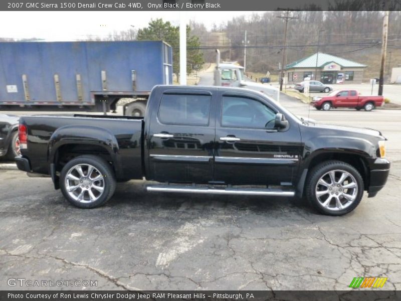 Onyx Black / Ebony Black 2007 GMC Sierra 1500 Denali Crew Cab 4WD