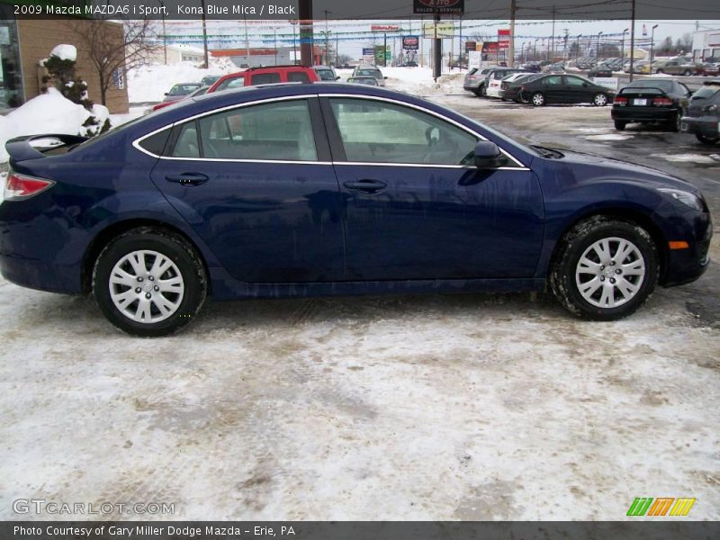 Kona Blue Mica / Black 2009 Mazda MAZDA6 i Sport