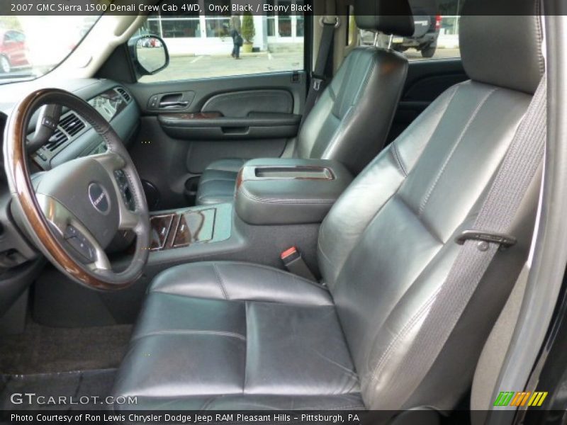 Onyx Black / Ebony Black 2007 GMC Sierra 1500 Denali Crew Cab 4WD