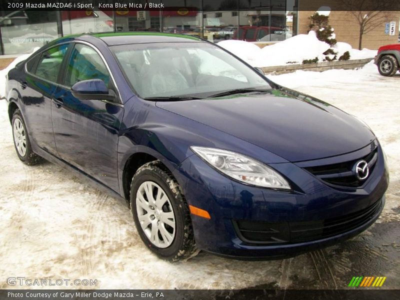 Kona Blue Mica / Black 2009 Mazda MAZDA6 i Sport
