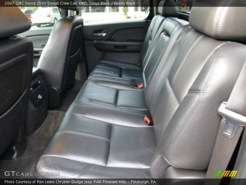 Onyx Black / Ebony Black 2007 GMC Sierra 1500 Denali Crew Cab 4WD