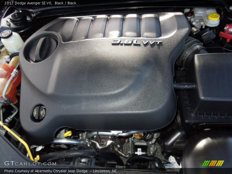 Black / Black 2012 Dodge Avenger SE V6