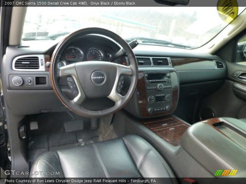 Onyx Black / Ebony Black 2007 GMC Sierra 1500 Denali Crew Cab 4WD