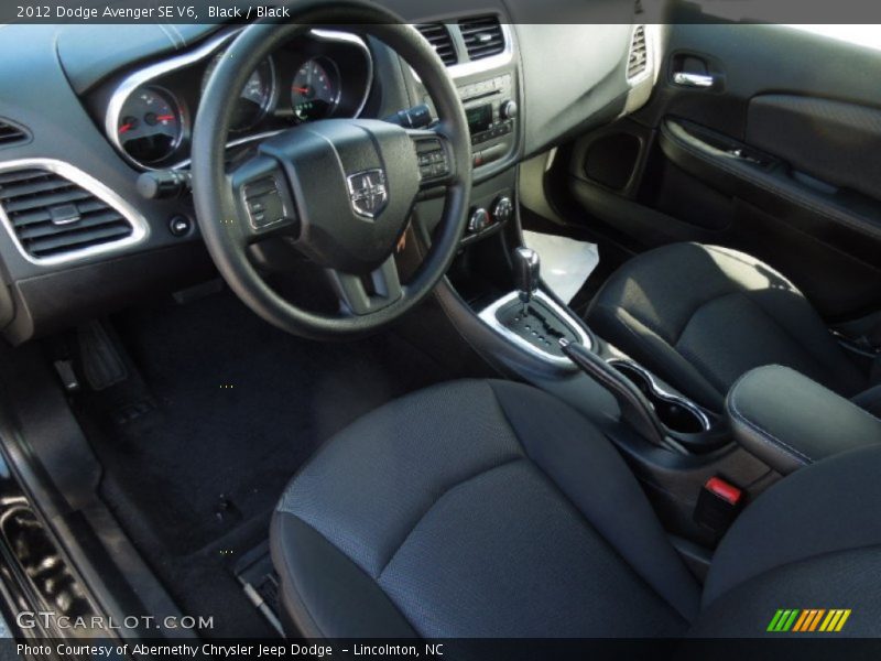 Black / Black 2012 Dodge Avenger SE V6
