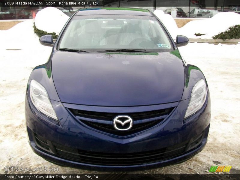 Kona Blue Mica / Black 2009 Mazda MAZDA6 i Sport