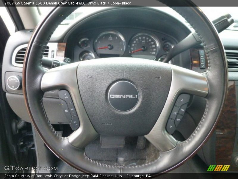 Onyx Black / Ebony Black 2007 GMC Sierra 1500 Denali Crew Cab 4WD