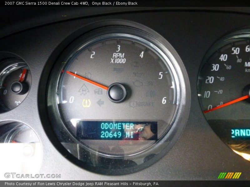 Onyx Black / Ebony Black 2007 GMC Sierra 1500 Denali Crew Cab 4WD
