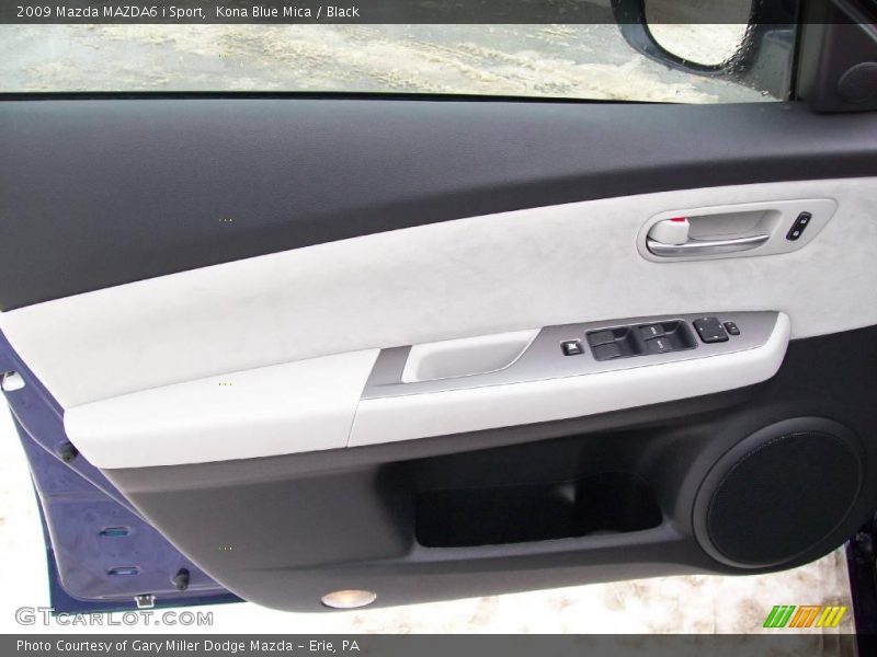 Kona Blue Mica / Black 2009 Mazda MAZDA6 i Sport