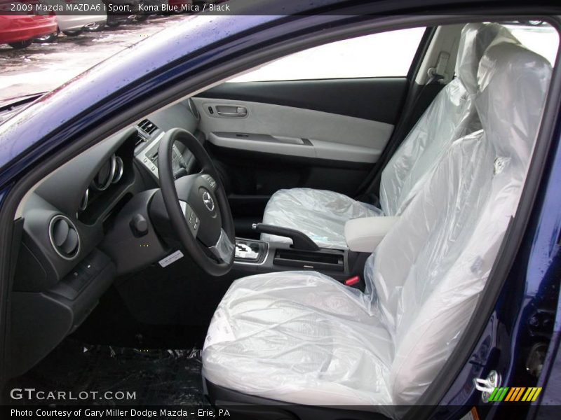Kona Blue Mica / Black 2009 Mazda MAZDA6 i Sport