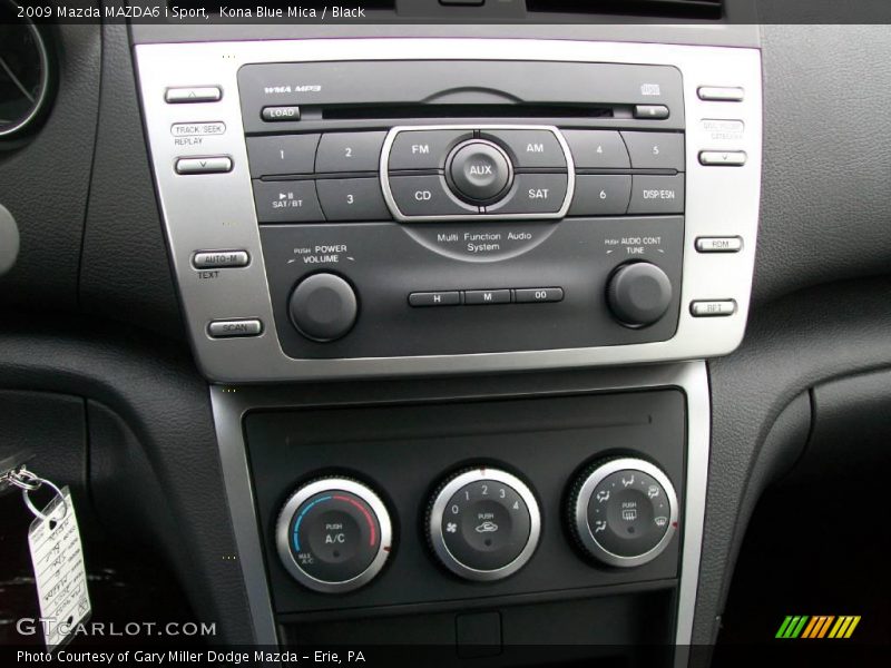 Kona Blue Mica / Black 2009 Mazda MAZDA6 i Sport