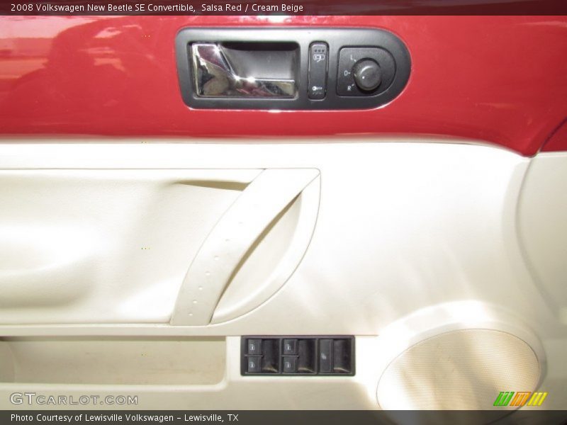 Salsa Red / Cream Beige 2008 Volkswagen New Beetle SE Convertible