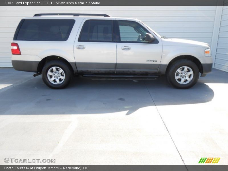 Silver Birch Metallic / Stone 2007 Ford Expedition EL XLT