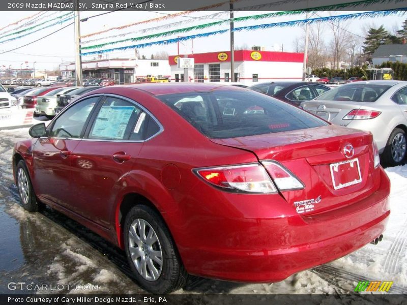 Sangria Red Mica / Black 2009 Mazda MAZDA6 i SV