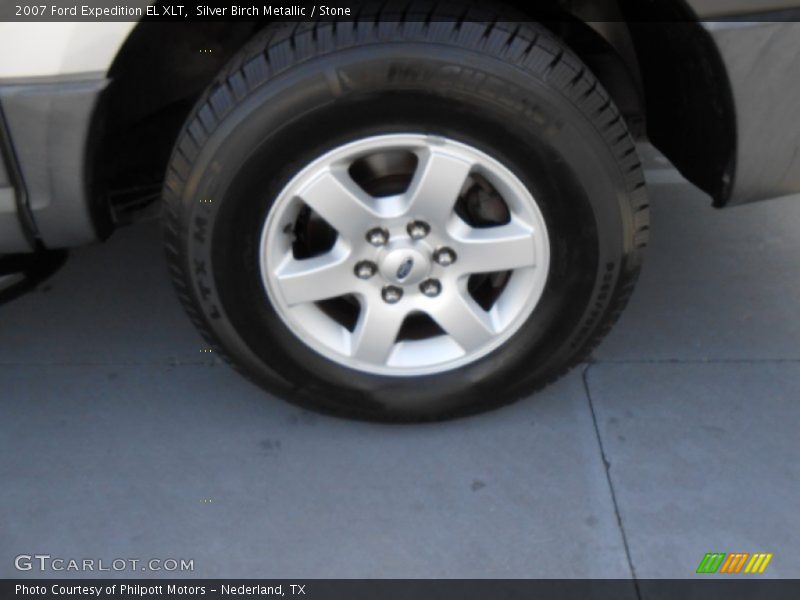 Silver Birch Metallic / Stone 2007 Ford Expedition EL XLT