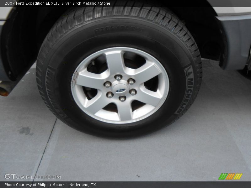 Silver Birch Metallic / Stone 2007 Ford Expedition EL XLT