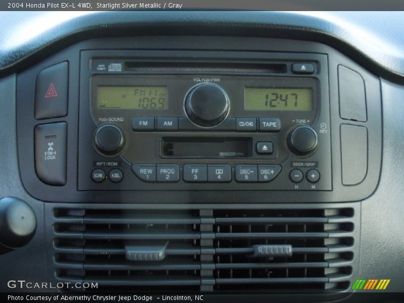 Starlight Silver Metallic / Gray 2004 Honda Pilot EX-L 4WD