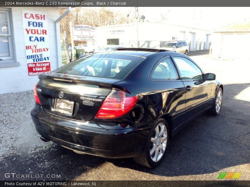 Black / Charcoal 2004 Mercedes-Benz C 230 Kompressor Coupe
