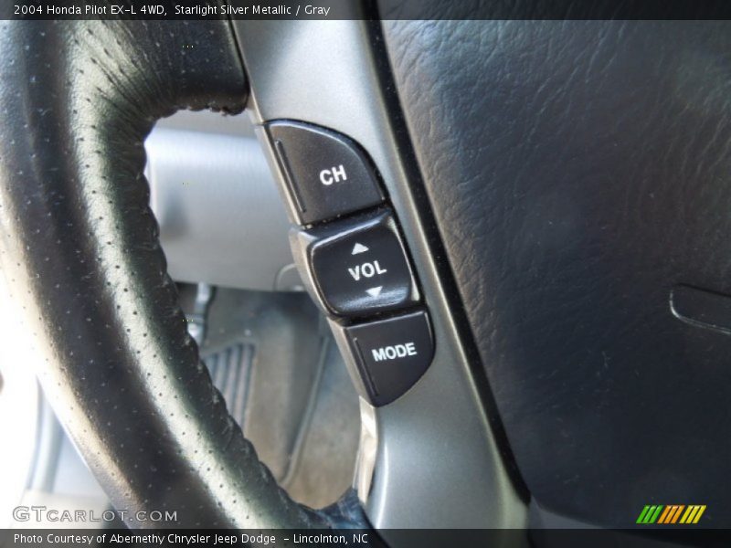 Starlight Silver Metallic / Gray 2004 Honda Pilot EX-L 4WD