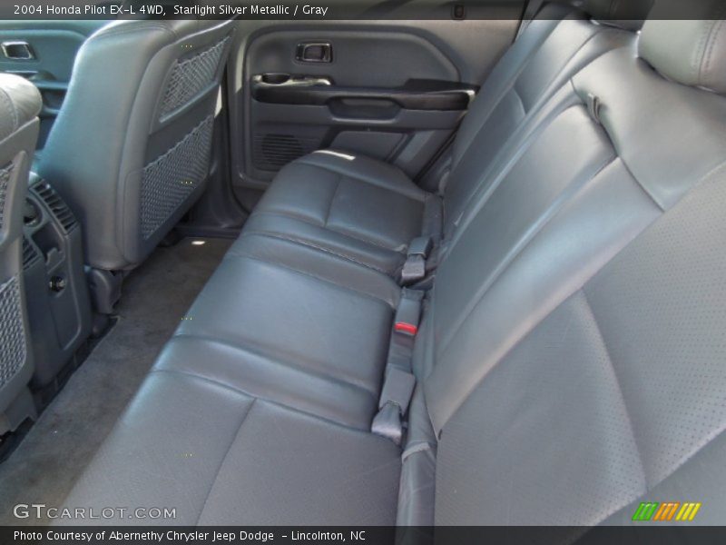 Starlight Silver Metallic / Gray 2004 Honda Pilot EX-L 4WD