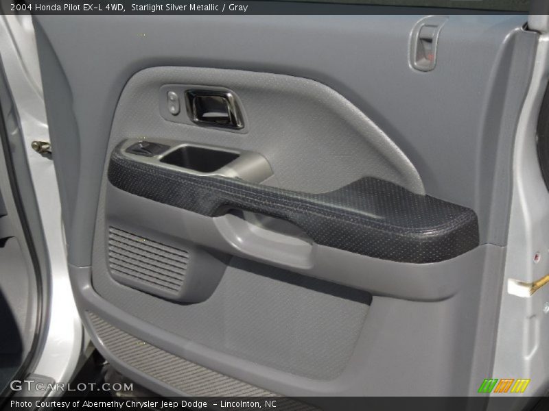 Starlight Silver Metallic / Gray 2004 Honda Pilot EX-L 4WD