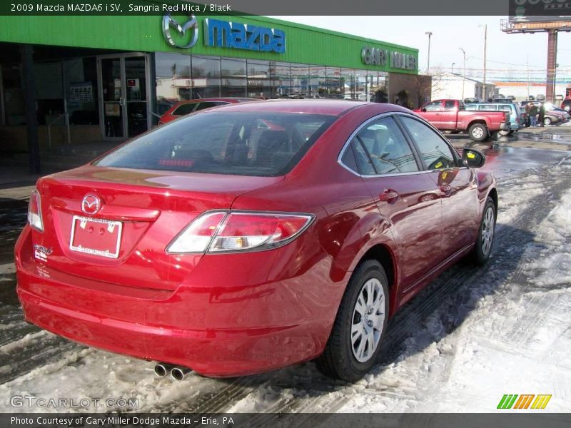 Sangria Red Mica / Black 2009 Mazda MAZDA6 i SV