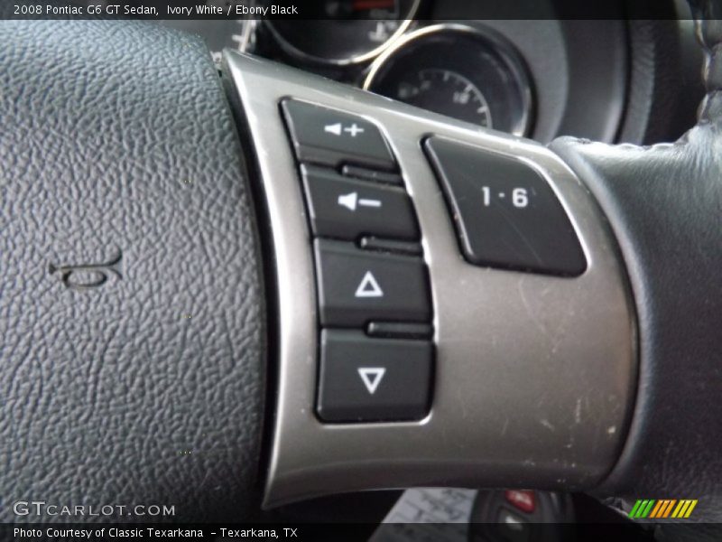 Ivory White / Ebony Black 2008 Pontiac G6 GT Sedan