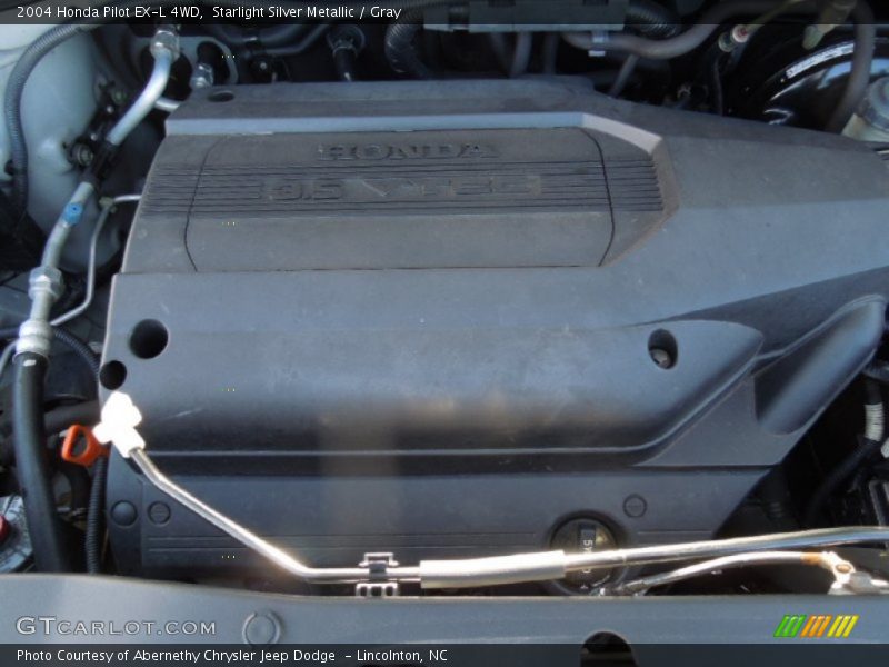 Starlight Silver Metallic / Gray 2004 Honda Pilot EX-L 4WD