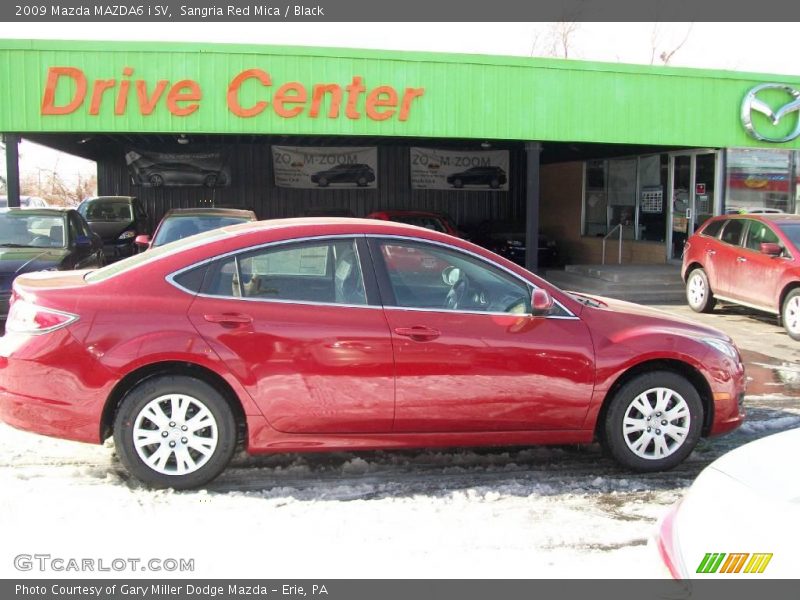 Sangria Red Mica / Black 2009 Mazda MAZDA6 i SV
