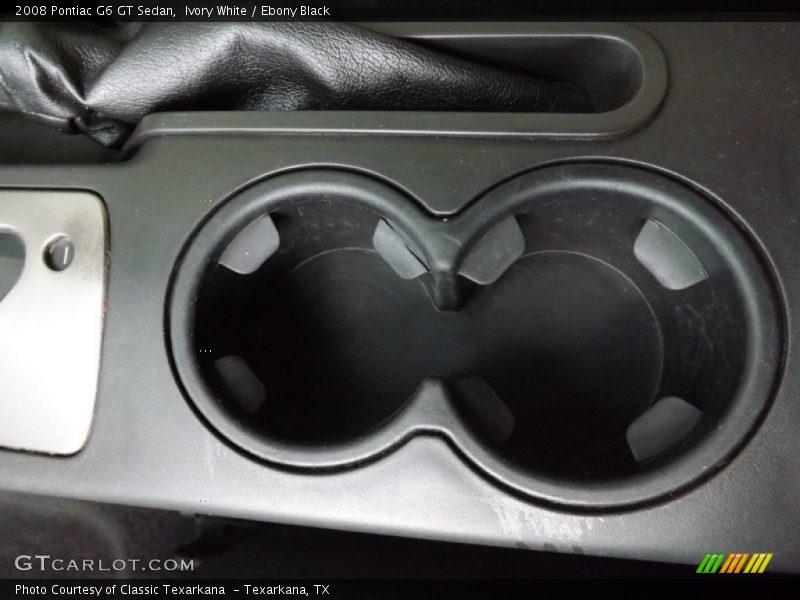 Ivory White / Ebony Black 2008 Pontiac G6 GT Sedan