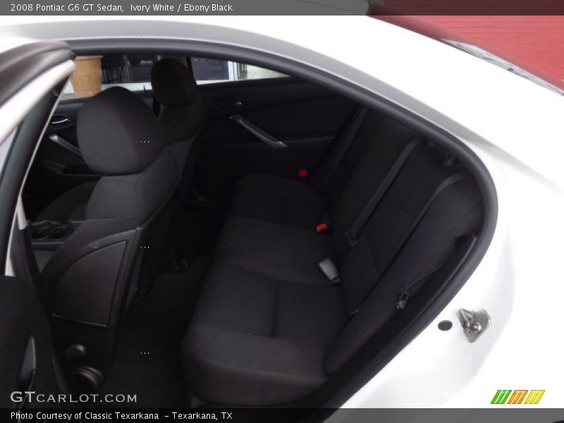 Ivory White / Ebony Black 2008 Pontiac G6 GT Sedan
