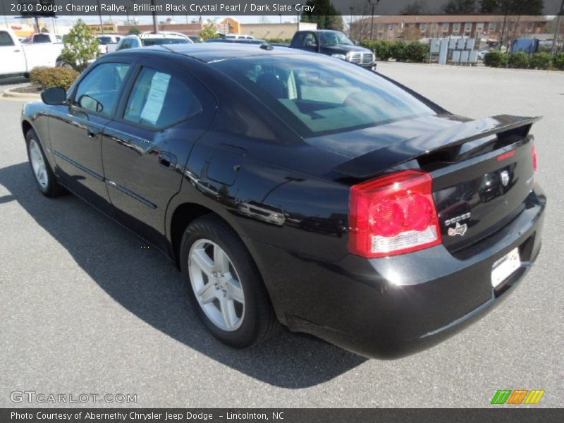 Brilliant Black Crystal Pearl / Dark Slate Gray 2010 Dodge Charger Rallye