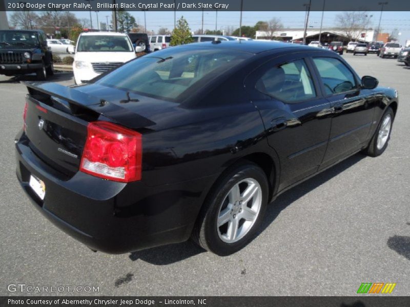Brilliant Black Crystal Pearl / Dark Slate Gray 2010 Dodge Charger Rallye