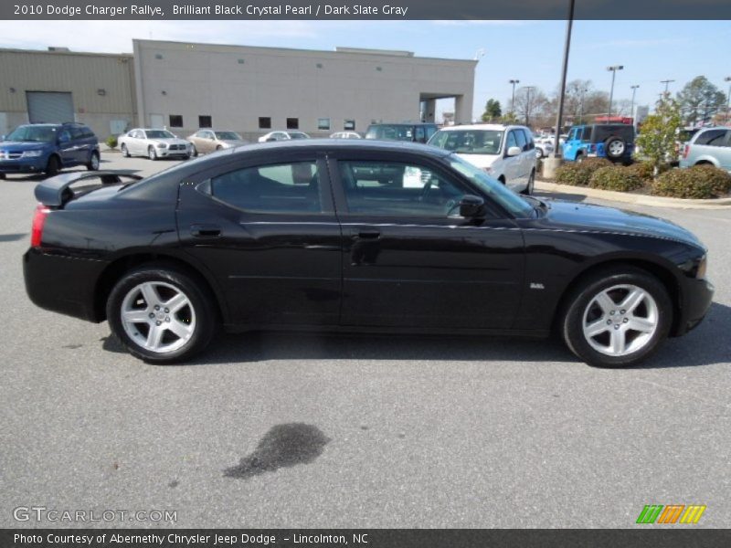 Brilliant Black Crystal Pearl / Dark Slate Gray 2010 Dodge Charger Rallye