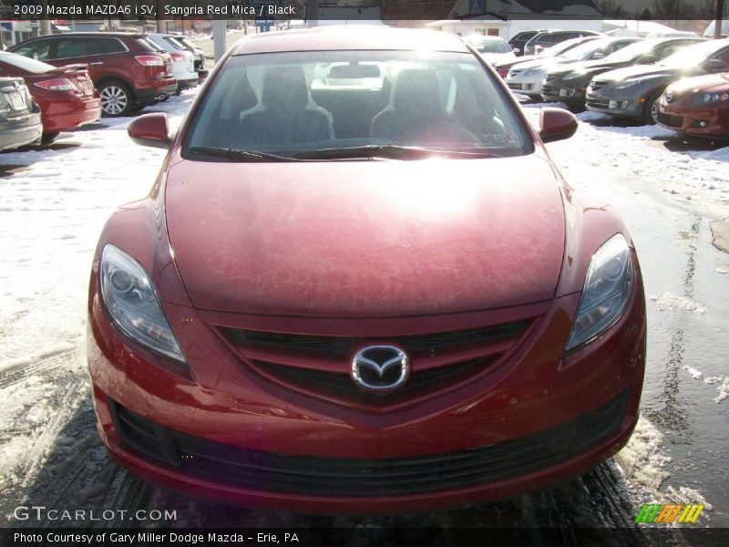 Sangria Red Mica / Black 2009 Mazda MAZDA6 i SV