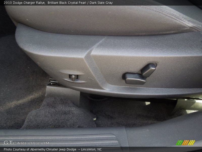 Brilliant Black Crystal Pearl / Dark Slate Gray 2010 Dodge Charger Rallye