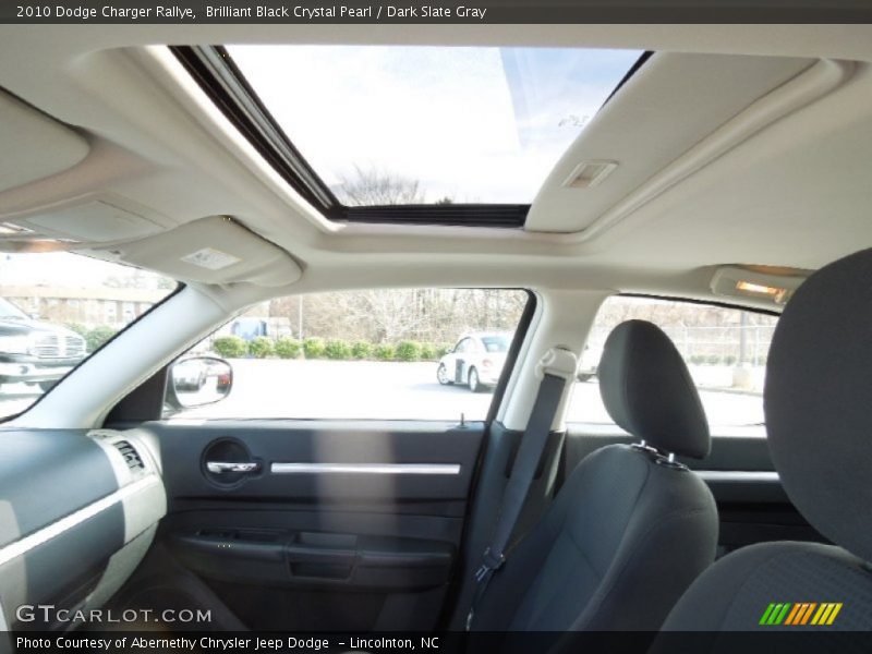 Brilliant Black Crystal Pearl / Dark Slate Gray 2010 Dodge Charger Rallye