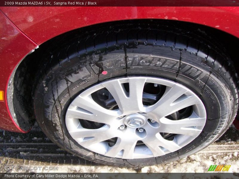 Sangria Red Mica / Black 2009 Mazda MAZDA6 i SV