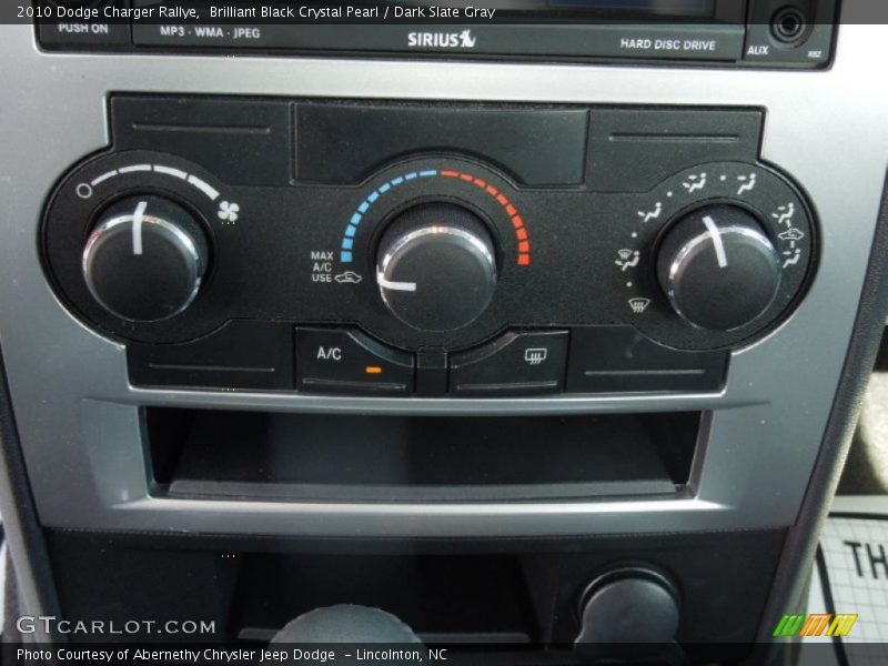 Brilliant Black Crystal Pearl / Dark Slate Gray 2010 Dodge Charger Rallye