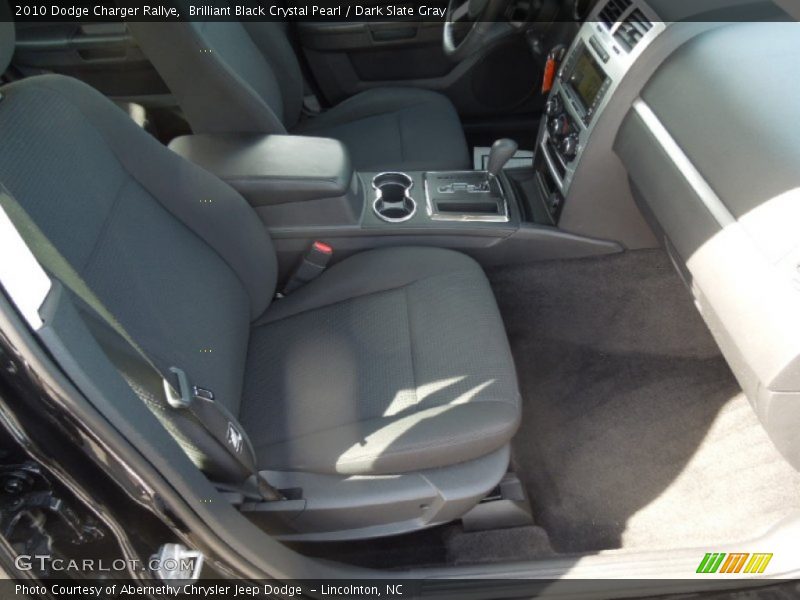 Brilliant Black Crystal Pearl / Dark Slate Gray 2010 Dodge Charger Rallye