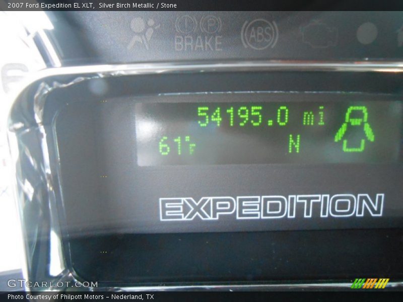 Silver Birch Metallic / Stone 2007 Ford Expedition EL XLT
