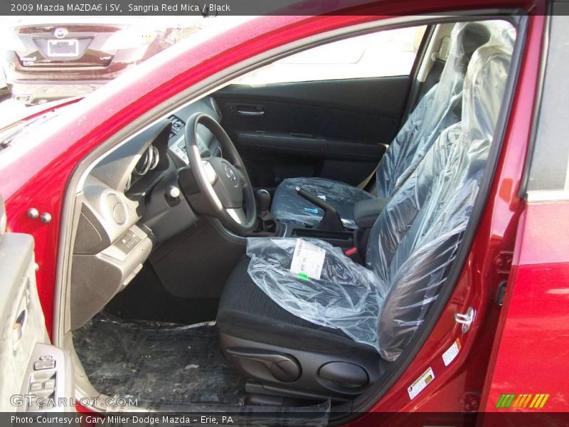 Sangria Red Mica / Black 2009 Mazda MAZDA6 i SV