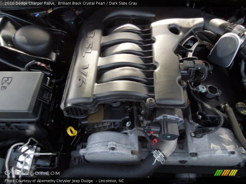 Brilliant Black Crystal Pearl / Dark Slate Gray 2010 Dodge Charger Rallye